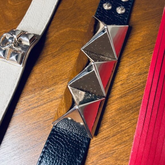 CLEARANCE! 3-pack Leather Cuffs (One Faux Leather) - Picture 3 of 12